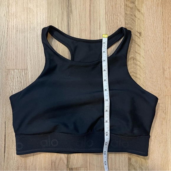 Alo Black Medium Workout Top/Bra - Picture 6 of 7